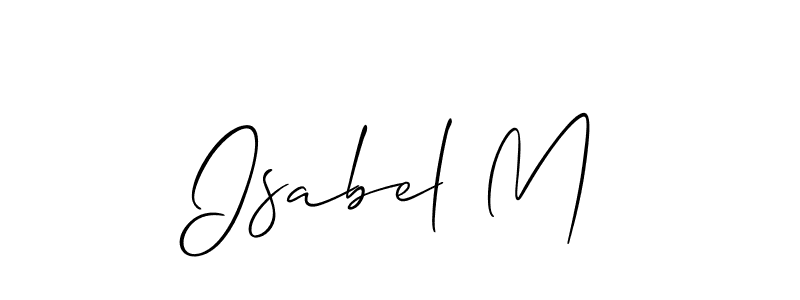 Make a beautiful signature design for name Isabel M. Use this online signature maker to create a handwritten signature for free. Isabel M signature style 2 images and pictures png