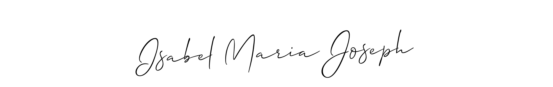 Similarly Allison_Script is the best handwritten signature design. Signature creator online .You can use it as an online autograph creator for name Isabel Maria Joseph. Isabel Maria Joseph signature style 2 images and pictures png