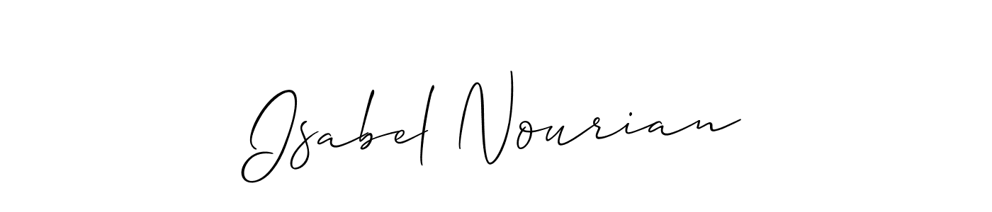Make a beautiful signature design for name Isabel Nourian. Use this online signature maker to create a handwritten signature for free. Isabel Nourian signature style 2 images and pictures png