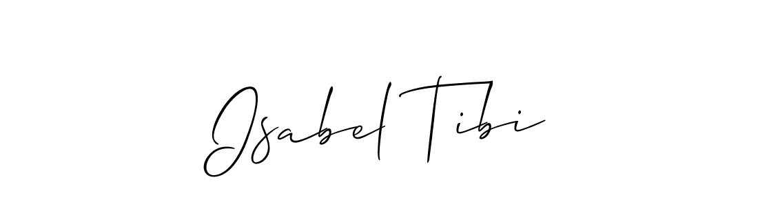 How to Draw Isabel Tibi signature style? Allison_Script is a latest design signature styles for name Isabel Tibi. Isabel Tibi signature style 2 images and pictures png