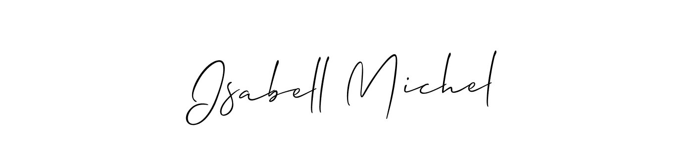 How to Draw Isabell Michel signature style? Allison_Script is a latest design signature styles for name Isabell Michel. Isabell Michel signature style 2 images and pictures png