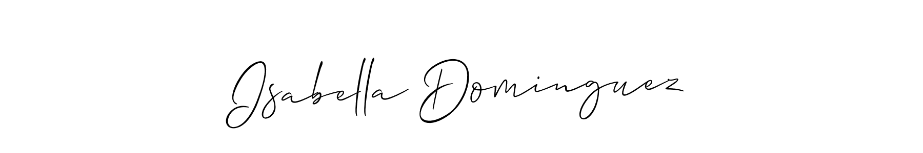 Similarly Allison_Script is the best handwritten signature design. Signature creator online .You can use it as an online autograph creator for name Isabella Dominguez. Isabella Dominguez signature style 2 images and pictures png