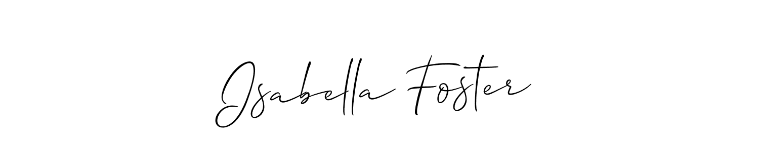 Once you've used our free online signature maker to create your best signature Allison_Script style, it's time to enjoy all of the benefits that Isabella Foster name signing documents. Isabella Foster signature style 2 images and pictures png