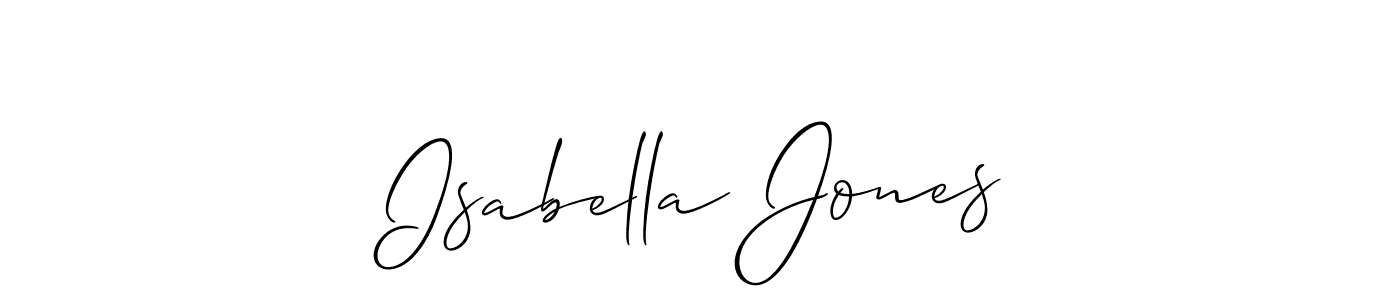 Make a short Isabella Jones signature style. Manage your documents anywhere anytime using Allison_Script. Create and add eSignatures, submit forms, share and send files easily. Isabella Jones signature style 2 images and pictures png