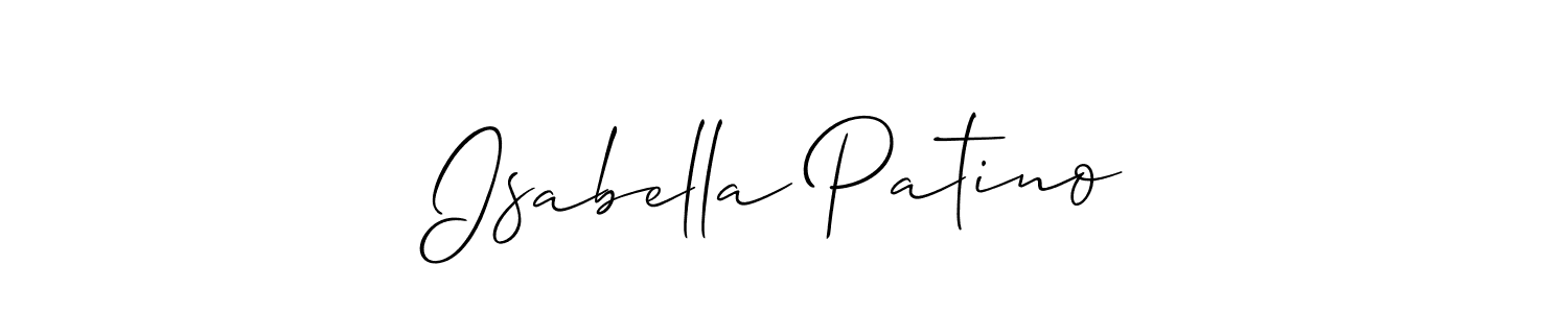 Make a beautiful signature design for name Isabella Patino. Use this online signature maker to create a handwritten signature for free. Isabella Patino signature style 2 images and pictures png