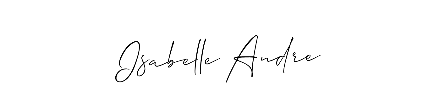 Make a beautiful signature design for name Isabelle Andre. Use this online signature maker to create a handwritten signature for free. Isabelle Andre signature style 2 images and pictures png