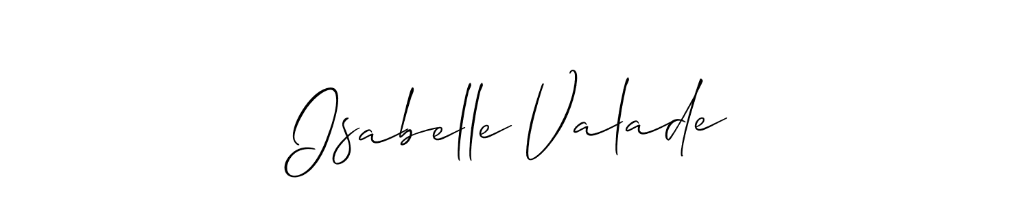 You can use this online signature creator to create a handwritten signature for the name Isabelle Valade. This is the best online autograph maker. Isabelle Valade signature style 2 images and pictures png