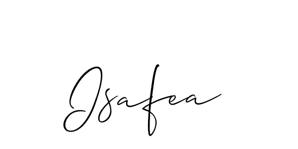 Make a beautiful signature design for name Isafea. With this signature (Allison_Script) style, you can create a handwritten signature for free. Isafea signature style 2 images and pictures png