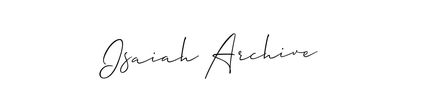 This is the best signature style for the Isaiah Archive name. Also you like these signature font (Allison_Script). Mix name signature. Isaiah Archive signature style 2 images and pictures png