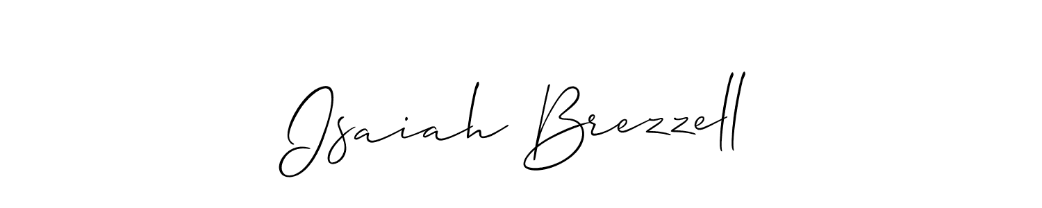 The best way (Allison_Script) to make a short signature is to pick only two or three words in your name. The name Isaiah Brezzell include a total of six letters. For converting this name. Isaiah Brezzell signature style 2 images and pictures png