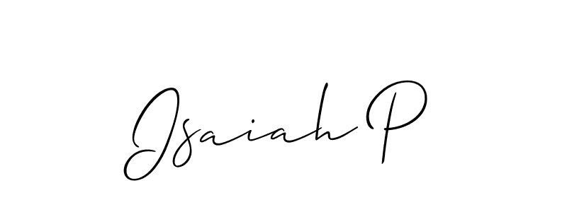 You can use this online signature creator to create a handwritten signature for the name Isaiah P. This is the best online autograph maker. Isaiah P signature style 2 images and pictures png