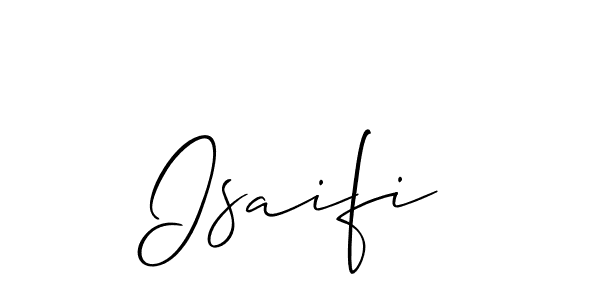 Once you've used our free online signature maker to create your best signature Allison_Script style, it's time to enjoy all of the benefits that Isaifi name signing documents. Isaifi signature style 2 images and pictures png