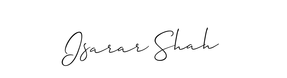 Similarly Allison_Script is the best handwritten signature design. Signature creator online .You can use it as an online autograph creator for name Isarar Shah. Isarar Shah signature style 2 images and pictures png