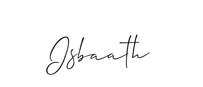 Check out images of Autograph of Isbaath name. Actor Isbaath Signature Style. Allison_Script is a professional sign style online. Isbaath signature style 2 images and pictures png