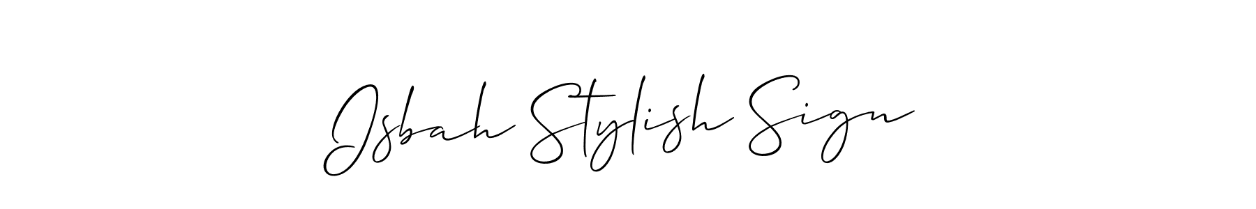 Make a short Isbah Stylish Sign signature style. Manage your documents anywhere anytime using Allison_Script. Create and add eSignatures, submit forms, share and send files easily. Isbah Stylish Sign signature style 2 images and pictures png