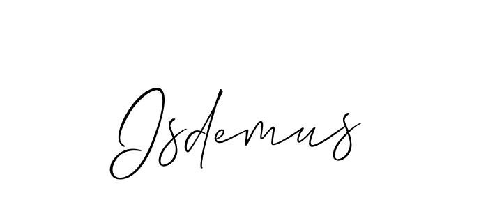Isdemus stylish signature style. Best Handwritten Sign (Allison_Script) for my name. Handwritten Signature Collection Ideas for my name Isdemus. Isdemus signature style 2 images and pictures png