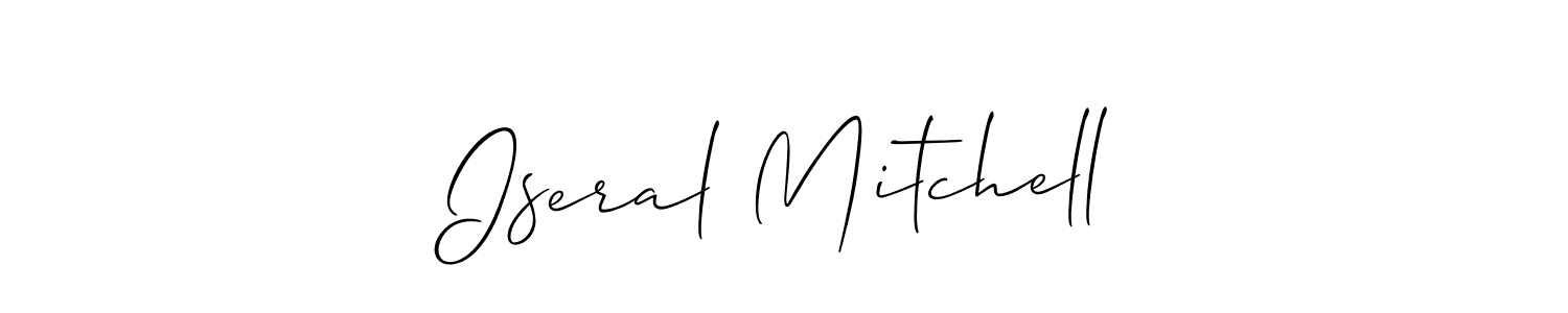 Also we have Iseral Mitchell name is the best signature style. Create professional handwritten signature collection using Allison_Script autograph style. Iseral Mitchell signature style 2 images and pictures png