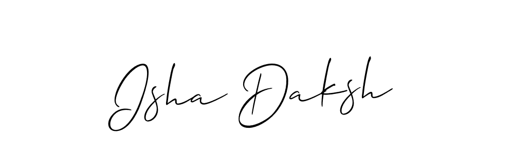 See photos of Isha Daksh official signature by Spectra . Check more albums & portfolios. Read reviews & check more about Allison_Script font. Isha Daksh signature style 2 images and pictures png