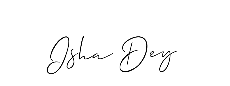 Make a short Isha Dey signature style. Manage your documents anywhere anytime using Allison_Script. Create and add eSignatures, submit forms, share and send files easily. Isha Dey signature style 2 images and pictures png