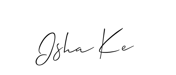 Check out images of Autograph of Isha Ke name. Actor Isha Ke Signature Style. Allison_Script is a professional sign style online. Isha Ke signature style 2 images and pictures png