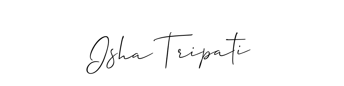Also we have Isha Tripati name is the best signature style. Create professional handwritten signature collection using Allison_Script autograph style. Isha Tripati signature style 2 images and pictures png