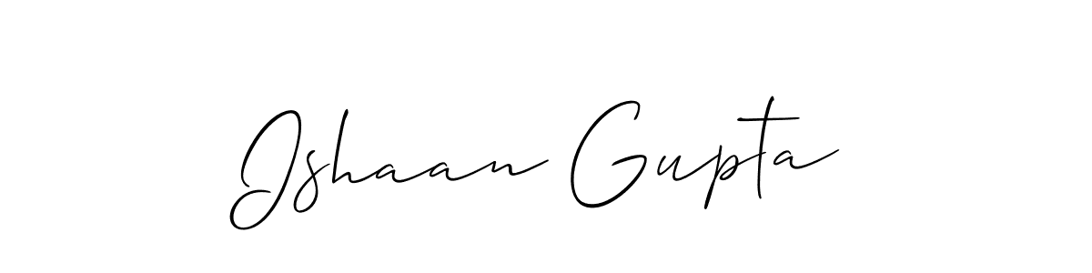 Also You can easily find your signature by using the search form. We will create Ishaan Gupta name handwritten signature images for you free of cost using Allison_Script sign style. Ishaan Gupta signature style 2 images and pictures png