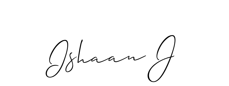 You can use this online signature creator to create a handwritten signature for the name Ishaan J. This is the best online autograph maker. Ishaan J signature style 2 images and pictures png