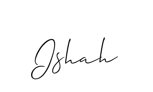 Also You can easily find your signature by using the search form. We will create Ishah name handwritten signature images for you free of cost using Allison_Script sign style. Ishah signature style 2 images and pictures png