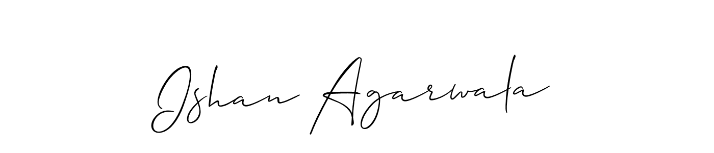 You should practise on your own different ways (Allison_Script) to write your name (Ishan Agarwala) in signature. don't let someone else do it for you. Ishan Agarwala signature style 2 images and pictures png