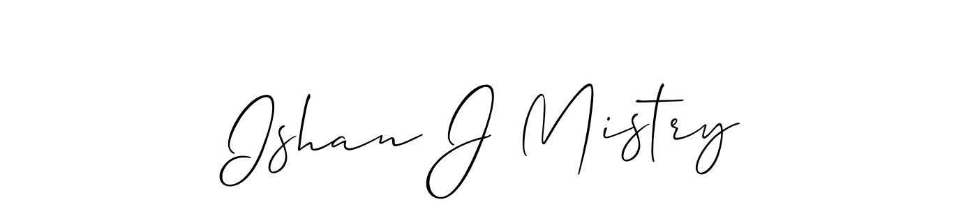 Best and Professional Signature Style for Ishan J Mistry. Allison_Script Best Signature Style Collection. Ishan J Mistry signature style 2 images and pictures png