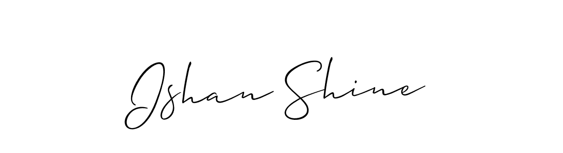Make a beautiful signature design for name Ishan Shine. Use this online signature maker to create a handwritten signature for free. Ishan Shine signature style 2 images and pictures png