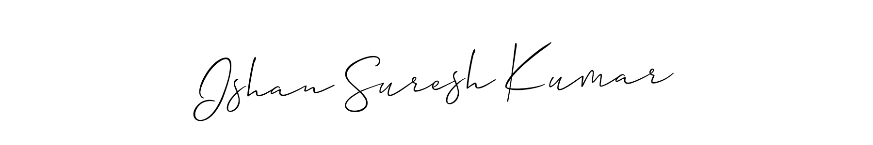 Best and Professional Signature Style for Ishan Suresh Kumar. Allison_Script Best Signature Style Collection. Ishan Suresh Kumar signature style 2 images and pictures png