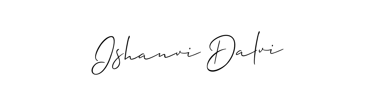 You can use this online signature creator to create a handwritten signature for the name Ishanvi Dalvi. This is the best online autograph maker. Ishanvi Dalvi signature style 2 images and pictures png