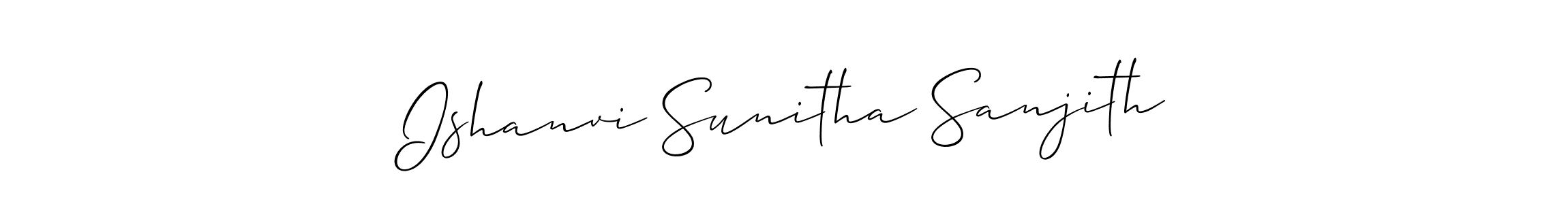 See photos of Ishanvi Sunitha Sanjith official signature by Spectra . Check more albums & portfolios. Read reviews & check more about Allison_Script font. Ishanvi Sunitha Sanjith signature style 2 images and pictures png