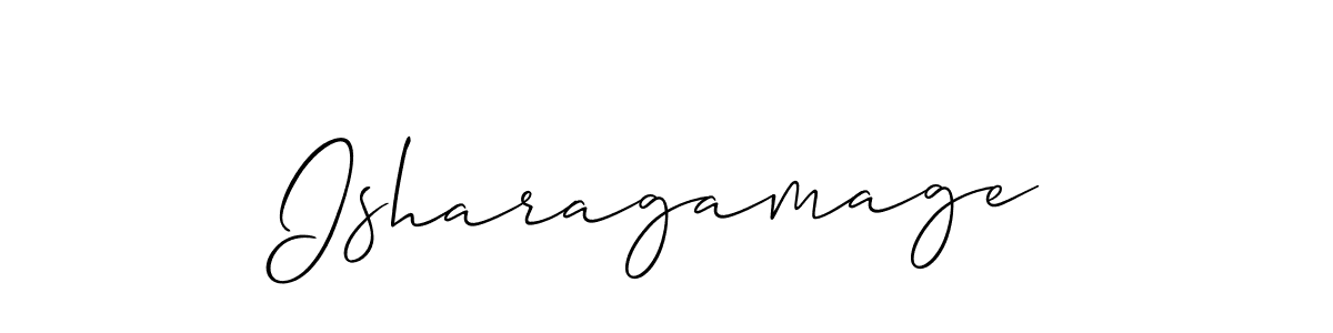 Isharagamage stylish signature style. Best Handwritten Sign (Allison_Script) for my name. Handwritten Signature Collection Ideas for my name Isharagamage. Isharagamage signature style 2 images and pictures png
