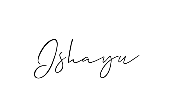 The best way (Allison_Script) to make a short signature is to pick only two or three words in your name. The name Ishayu include a total of six letters. For converting this name. Ishayu signature style 2 images and pictures png