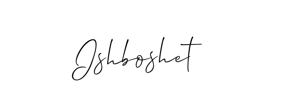 You can use this online signature creator to create a handwritten signature for the name Ishboshet. This is the best online autograph maker. Ishboshet signature style 2 images and pictures png