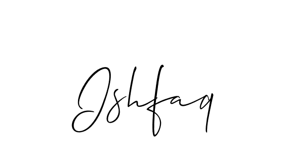 Make a beautiful signature design for name Ishfaq. Use this online signature maker to create a handwritten signature for free. Ishfaq signature style 2 images and pictures png