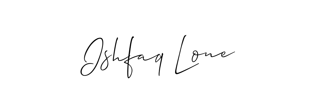 Allison_Script is a professional signature style that is perfect for those who want to add a touch of class to their signature. It is also a great choice for those who want to make their signature more unique. Get Ishfaq Lone name to fancy signature for free. Ishfaq Lone signature style 2 images and pictures png
