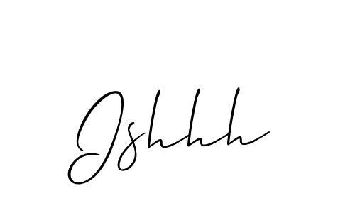 Make a beautiful signature design for name Ishhh. Use this online signature maker to create a handwritten signature for free. Ishhh signature style 2 images and pictures png