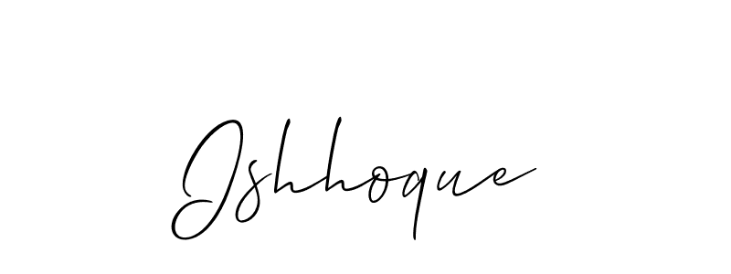 This is the best signature style for the Ishhoque name. Also you like these signature font (Allison_Script). Mix name signature. Ishhoque signature style 2 images and pictures png