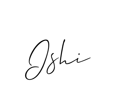Also we have Ishi name is the best signature style. Create professional handwritten signature collection using Allison_Script autograph style. Ishi signature style 2 images and pictures png