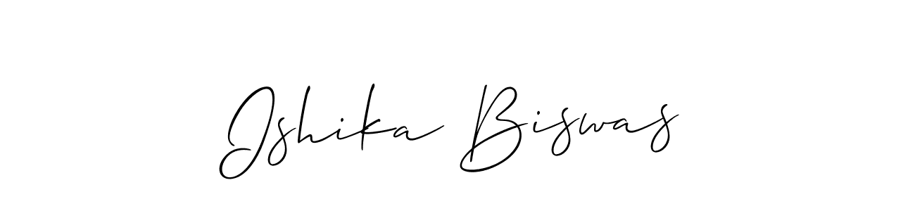 Here are the top 10 professional signature styles for the name Ishika Biswas. These are the best autograph styles you can use for your name. Ishika Biswas signature style 2 images and pictures png