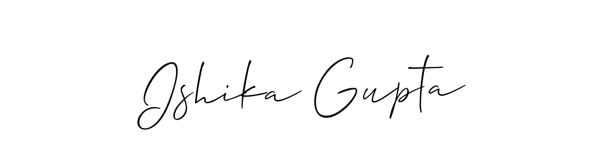 Here are the top 10 professional signature styles for the name Ishika Gupta. These are the best autograph styles you can use for your name. Ishika Gupta signature style 2 images and pictures png