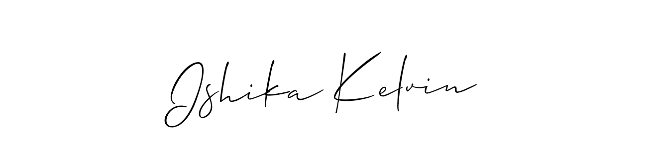 You can use this online signature creator to create a handwritten signature for the name Ishika Kelvin. This is the best online autograph maker. Ishika Kelvin signature style 2 images and pictures png