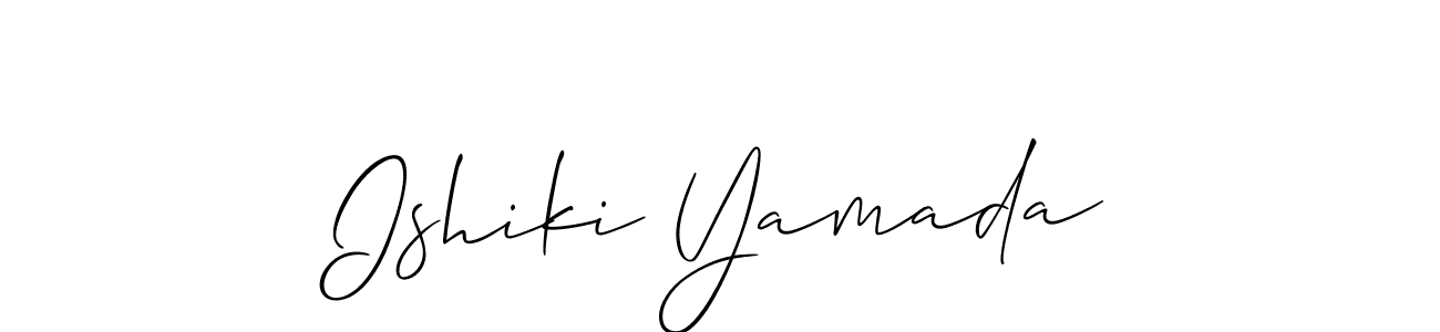 Best and Professional Signature Style for Ishiki Yamada. Allison_Script Best Signature Style Collection. Ishiki Yamada signature style 2 images and pictures png