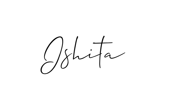 Also You can easily find your signature by using the search form. We will create Ishita name handwritten signature images for you free of cost using Allison_Script sign style. Ishita signature style 2 images and pictures png
