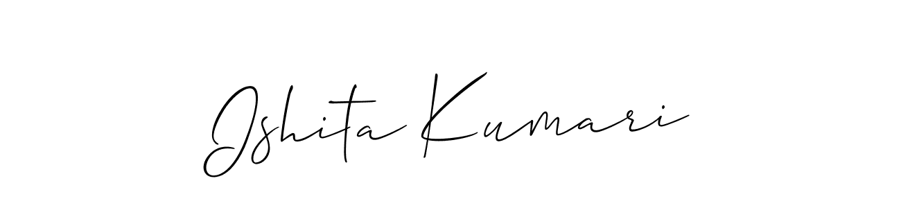 Check out images of Autograph of Ishita Kumari name. Actor Ishita Kumari Signature Style. Allison_Script is a professional sign style online. Ishita Kumari signature style 2 images and pictures png