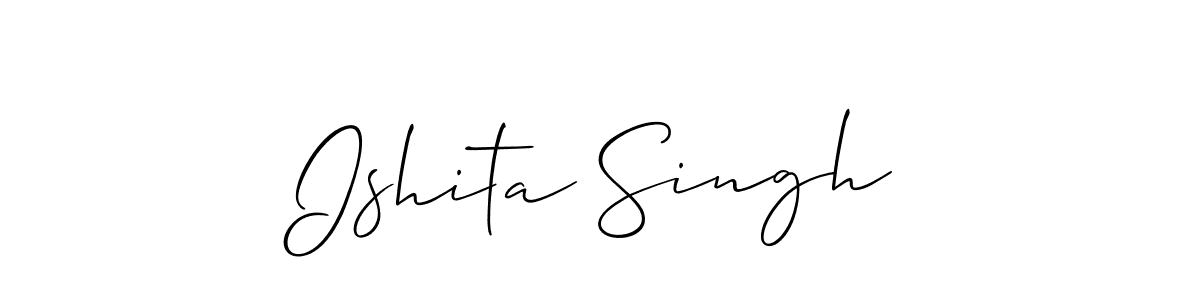 Once you've used our free online signature maker to create your best signature Allison_Script style, it's time to enjoy all of the benefits that Ishita Singh name signing documents. Ishita Singh signature style 2 images and pictures png