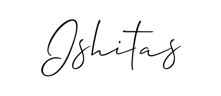 Create an unforgettable impression when signing with Ishitas name styled in Allison_Script typography. 100% free online generator. Ishitas signature style 2 images and pictures png